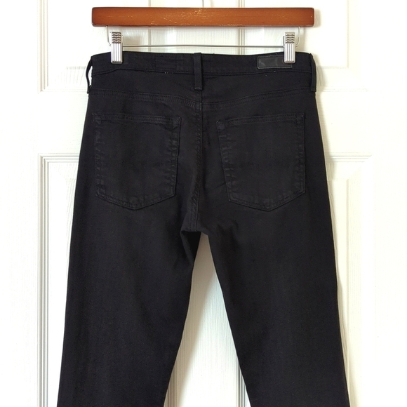 AG Adriano Goldschmied The Prima Mid Rise Cigarette Leg Skinny Jeans Black 26 - Picture 5 of 15